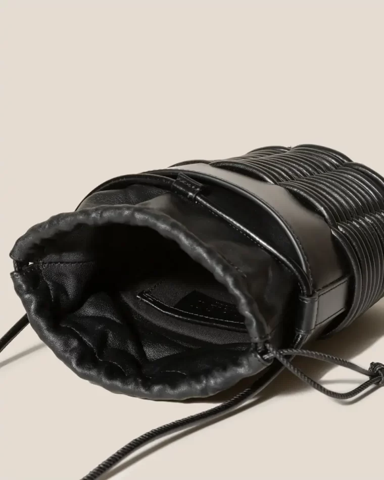 Crossbody Bags Pinar Bucket - Braided Detail Crossbody Bag Black Hereu Women - Image 4