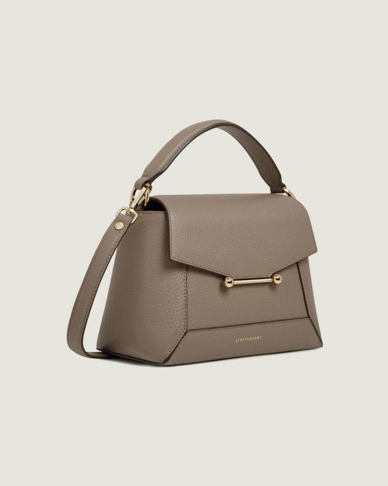 Crossbody Bags Strathberry Women Taupe Mosaic Bag - Image 2