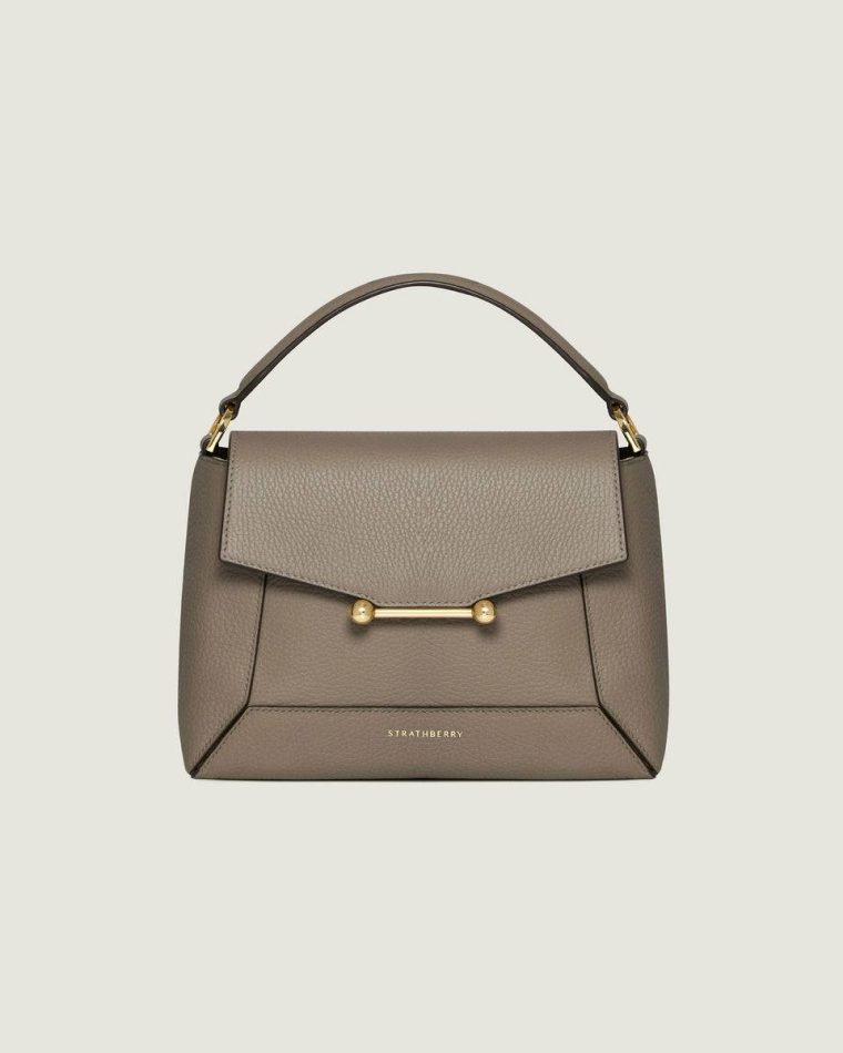 Crossbody Bags Strathberry Women Taupe Mosaic Bag - Image 3
