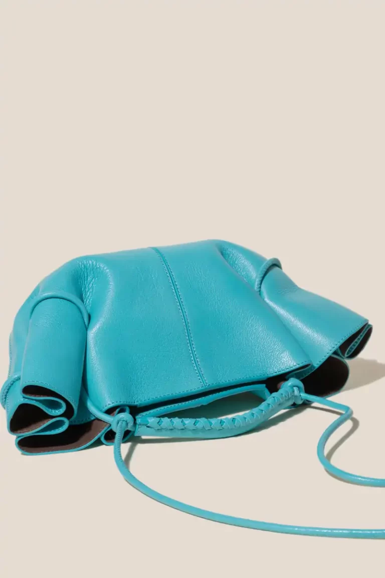 Crossbody Bags Turquoise Hereu Arta Mini - Pleated Crossbody Bag Women - Image 3