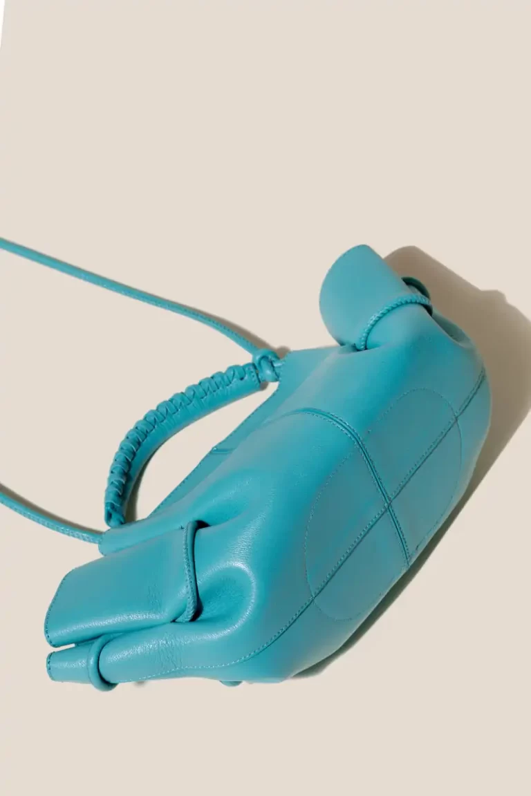 Crossbody Bags Turquoise Hereu Arta Mini - Pleated Crossbody Bag Women - Image 5