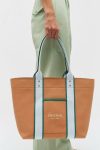 Dark Camel Mix Womne Crew Tote Oroton Work - Image 3