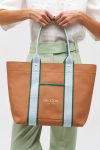 Dark Camel Mix Womne Crew Tote Oroton Work - Image 4