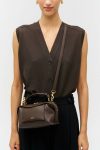 Dark Chocolate Crossbody Oroton Womne Mica Mini Bowler - Image 4