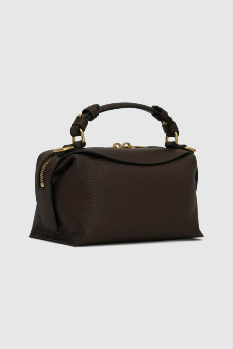 Dark Chocolate Crossbody Oroton Womne Mica Mini Bowler - Image 5