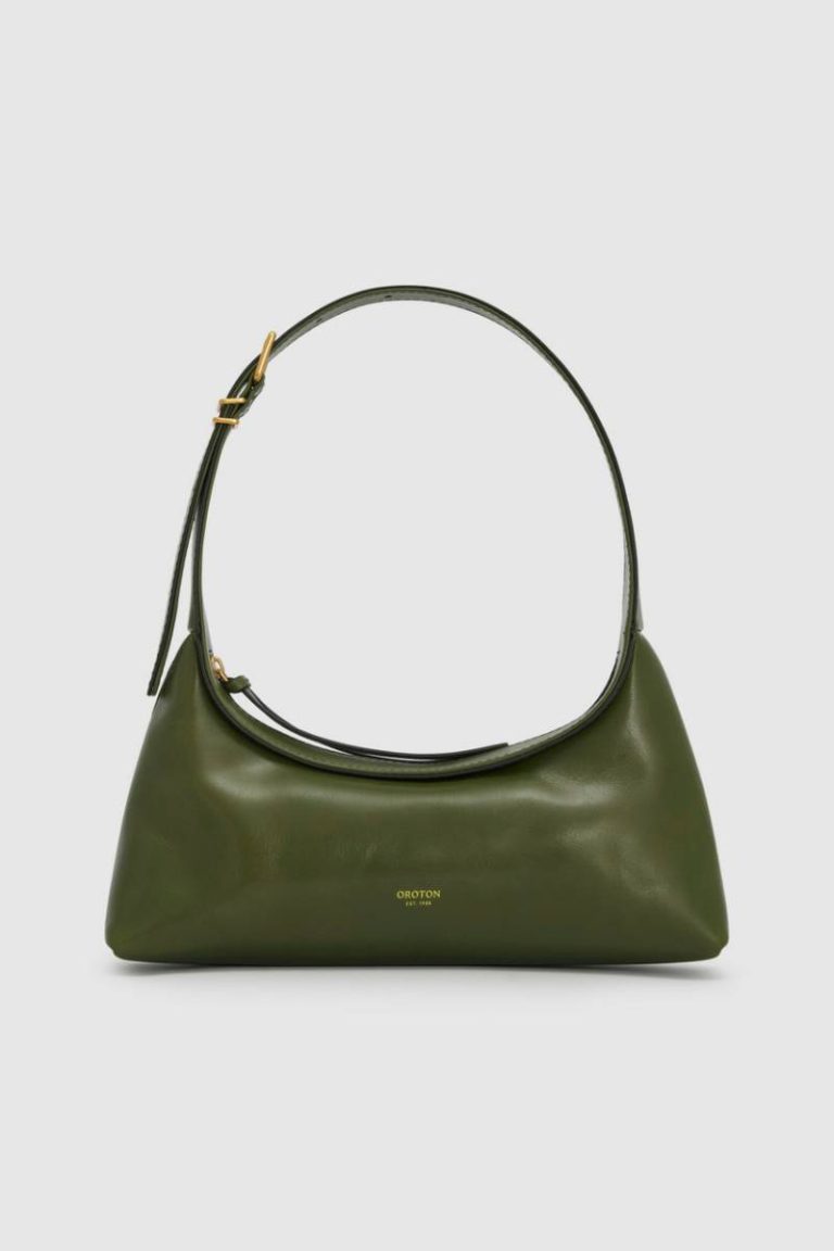 Dark Khaki Shoulder Womne Cinder Mini Baguette Oroton