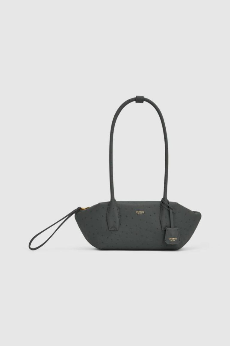 Dark Slate Shoulder Breeze Texture Baguette Oroton Womne