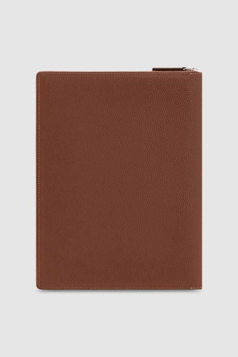 Dark Whiskey Folios Oroton Marcus A4 Zip Folio Men - Image 2