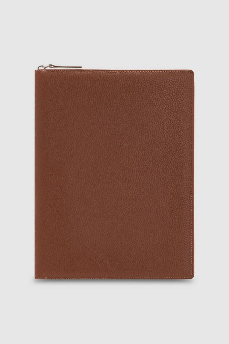 Dark Whiskey Folios Oroton Marcus A4 Zip Folio Men