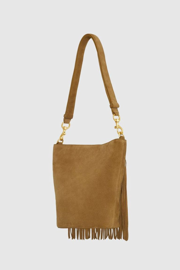 Darren Bucket With Fringe Honey Women Bucket Bag Rebecca Minkoff - Image 2