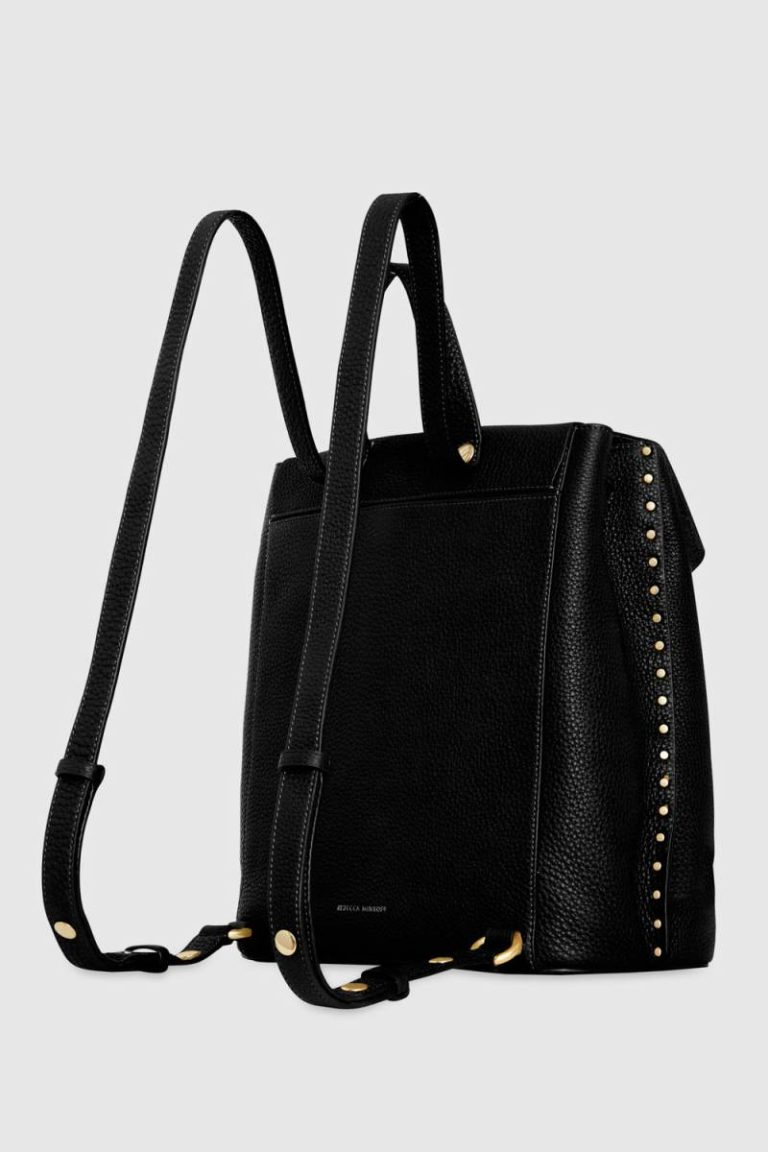 Darren Signature Backpack Rebecca Minkoff Women Backpack Black-Antique-Brass - Image 2