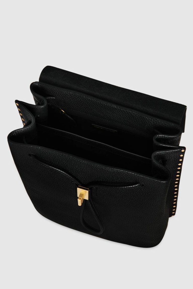 Darren Signature Backpack Rebecca Minkoff Women Backpack Black-Antique-Brass - Image 3