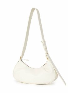 Default Title Elleme Dimple Dimple Moon Pebbled Leather White Women - Image 3