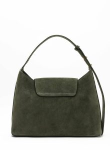 Default Title Kitten Suede Khaki Envelope Women Elleme - Image 3