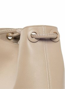 Default Title New Vosges Pebbled Leather Taupe Women Elleme Vosges - Image 5