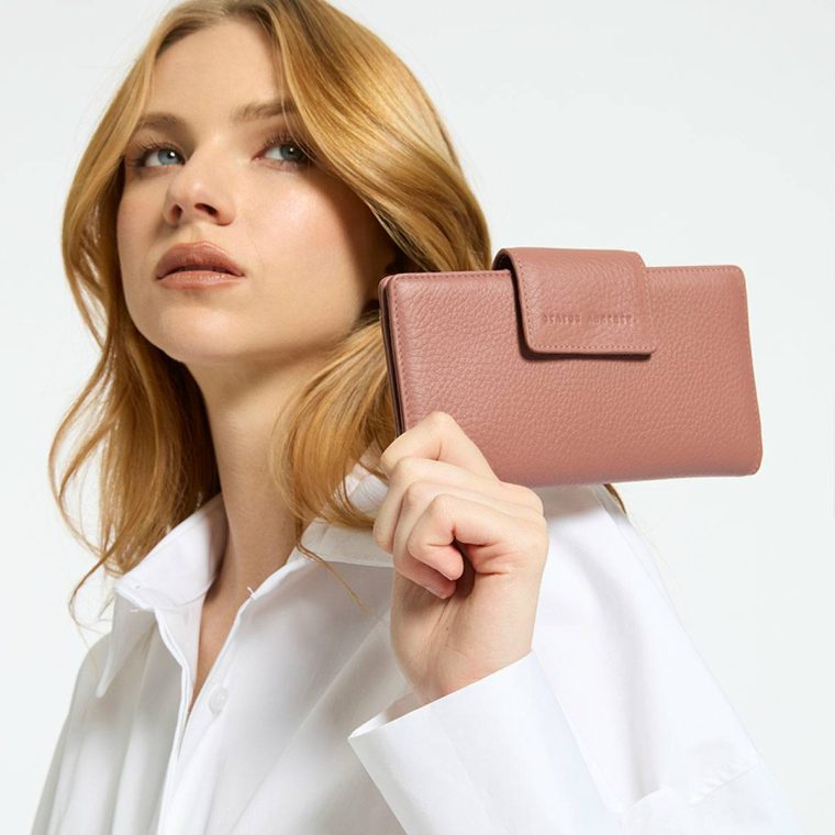 Dusty Rose Medium Ruins Wallet - Dusty Rose Women Status Anxiety - Image 5