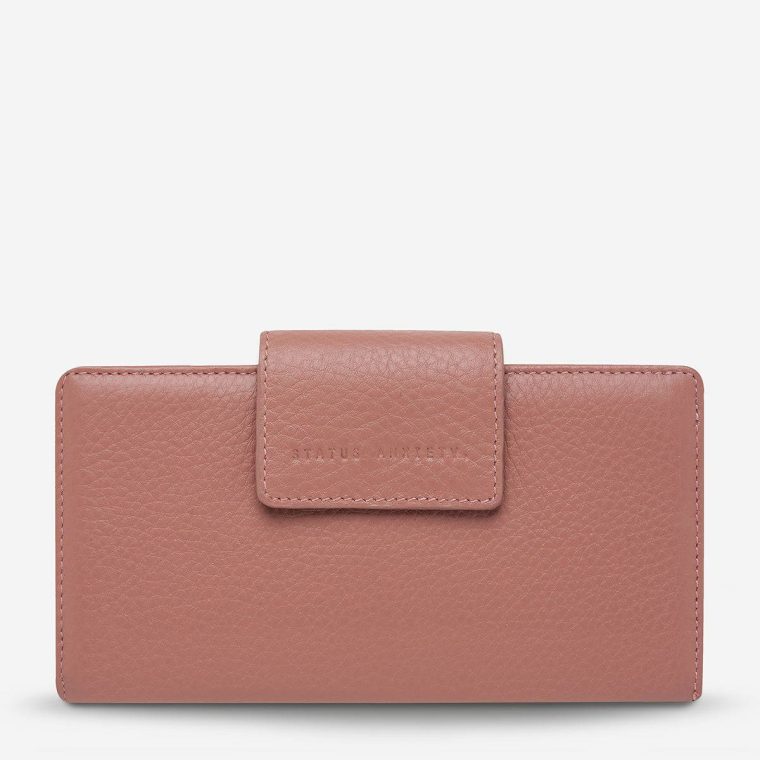 Dusty Rose Medium Ruins Wallet - Dusty Rose Women Status Anxiety