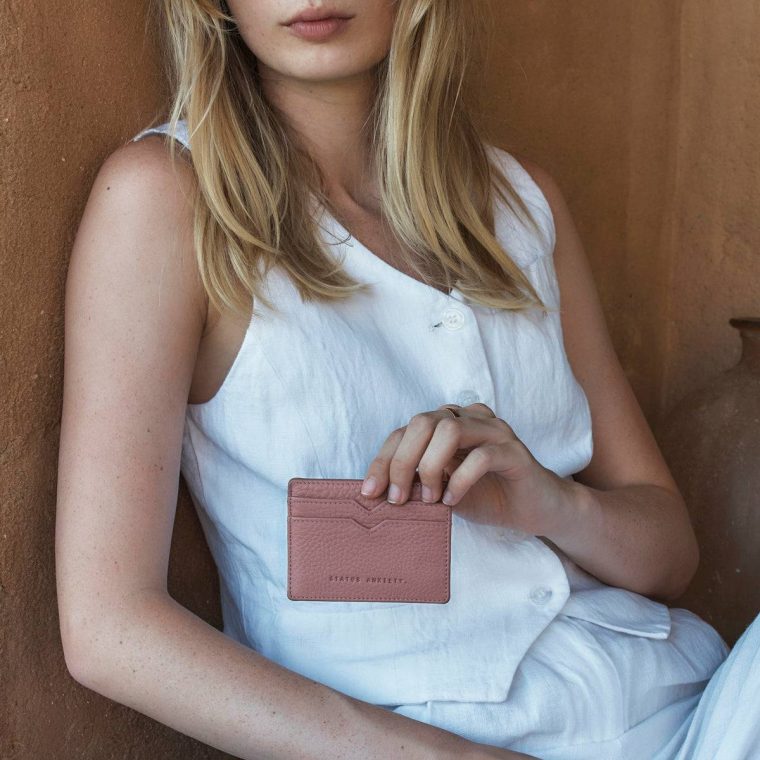 Dusty Rose Women Status Anxiety Extra Small Together For Now Wallet - Dusty Rose - Image 4