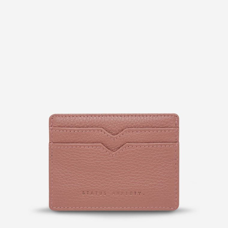 Dusty Rose Women Status Anxiety Extra Small Together For Now Wallet - Dusty Rose