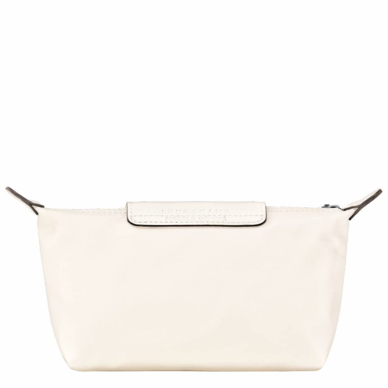 Ecru Le Pliage Xtra Pouch Ecru - Leather Longchamp Pouches & Cases Women - Image 3