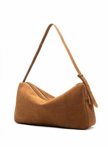 Elleme Cognac Women Trousse Trousse Large Suede Cognac - Image 2