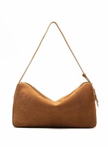 Elleme Cognac Women Trousse Trousse Large Suede Cognac