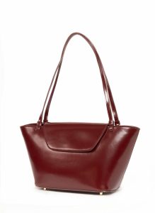 Elleme Courrier Tote Patent Leather Wine Women Default Title Courrier - Image 3