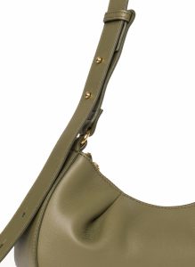 Elleme Dimple Moon Leather Olive Green Green Dimple Women - Image 4