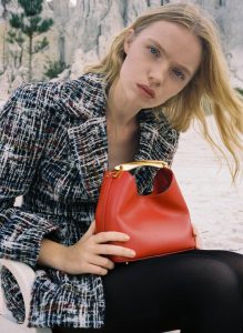 Elleme Small Boomerang Leather Red Women Boomerang Red - Image 2