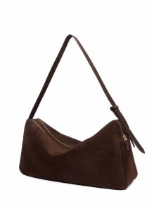 Elleme Trousse Large Suede Brownie Brownie Women Trousse - Image 2
