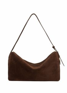Elleme Trousse Large Suede Brownie Brownie Women Trousse