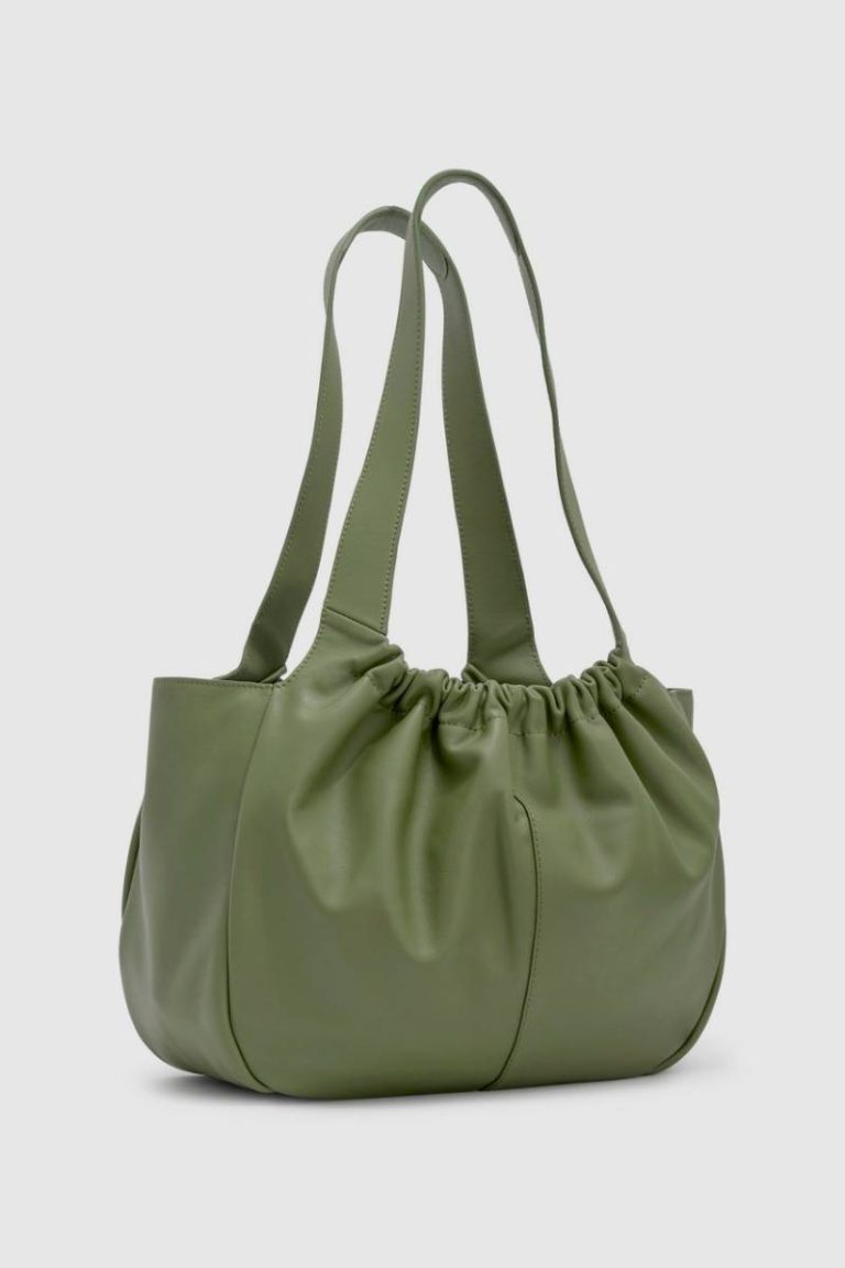 Emilia Soft Tote Womne Oroton Totes Khaki - Image 5