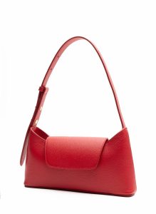 Envelope Pebbled Leather Red Red Elleme Women Envelope - Image 2