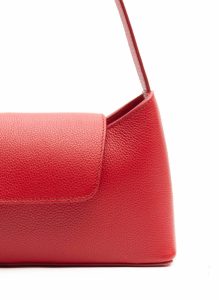 Envelope Pebbled Leather Red Red Elleme Women Envelope - Image 4