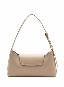 Envelope Pebbled Leather Taupe Envelope Taupe Women Elleme - Image 3