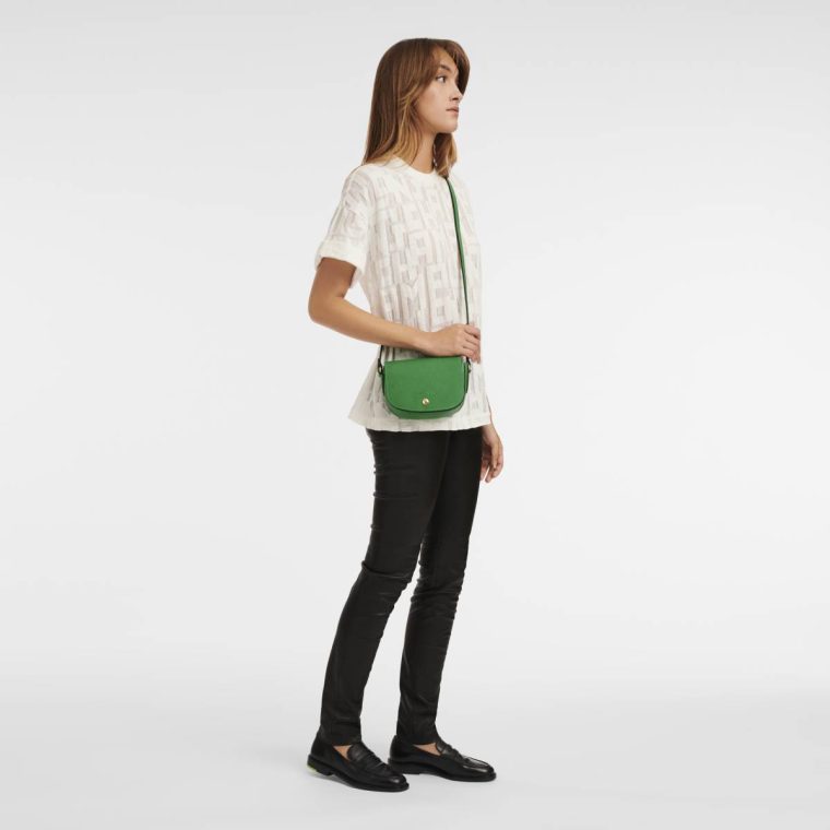 Épure Xs Crossbody Bag Green - Leather Green Women Leather Bags Longchamp - Image 2