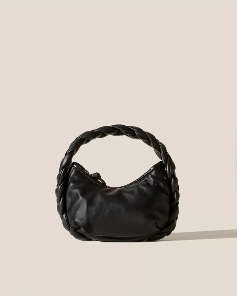 Espiga Mini - Plaited Padded-Detail Crossbody Bag Crossbody Bags Black Women Hereu