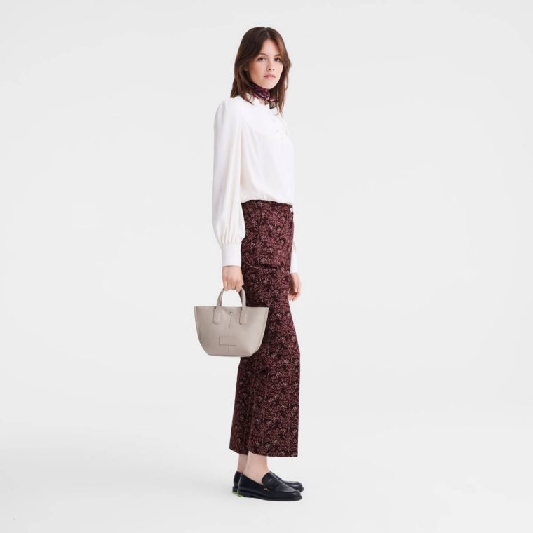 Essential Xs Handbag Clay - Leather Clay Leather Bags Longchamp Women - Image 2