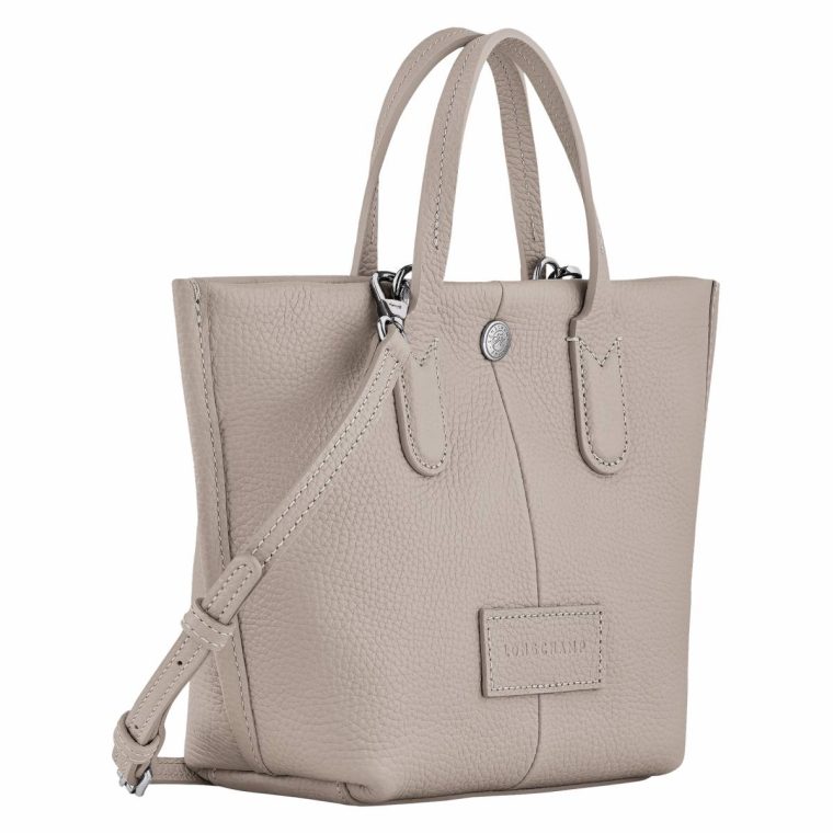 Essential Xs Handbag Clay - Leather Clay Leather Bags Longchamp Women - Image 3