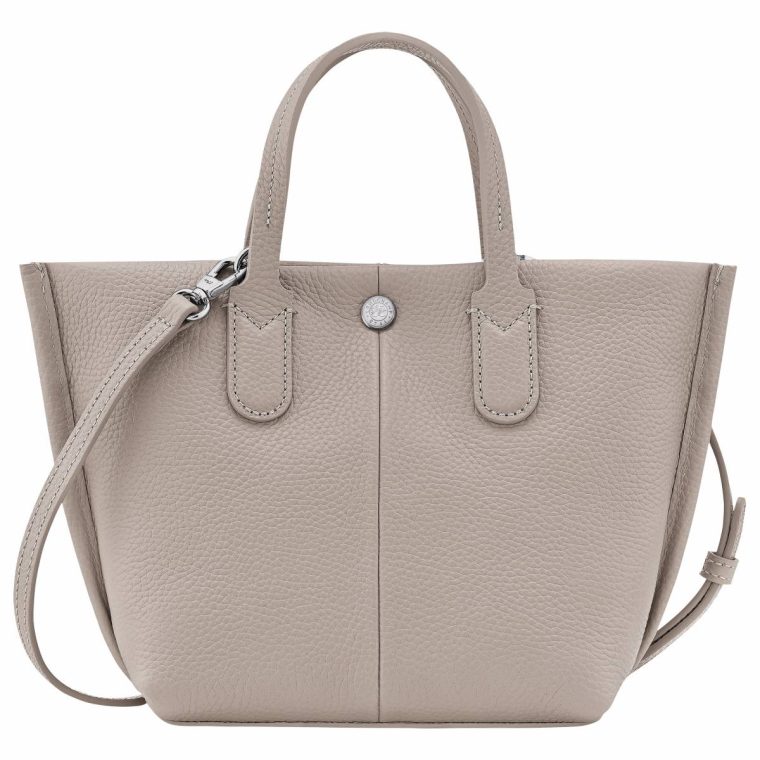 Essential Xs Handbag Clay - Leather Clay Leather Bags Longchamp Women - Image 4