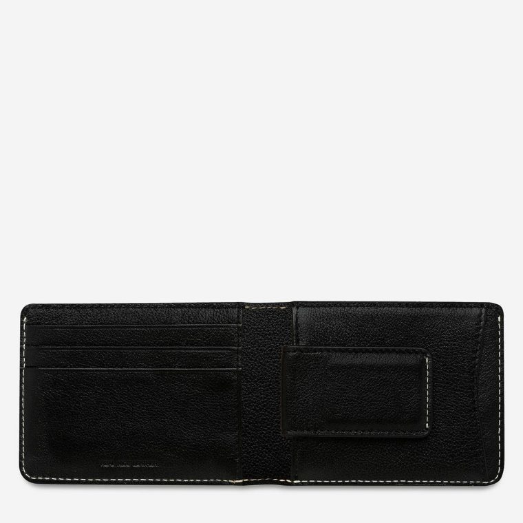 Ethan Wallet - Black Men Status Anxiety Bi-Fold Black - Image 3