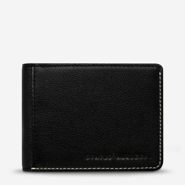 Ethan Wallet - Black Men Status Anxiety Bi-Fold Black