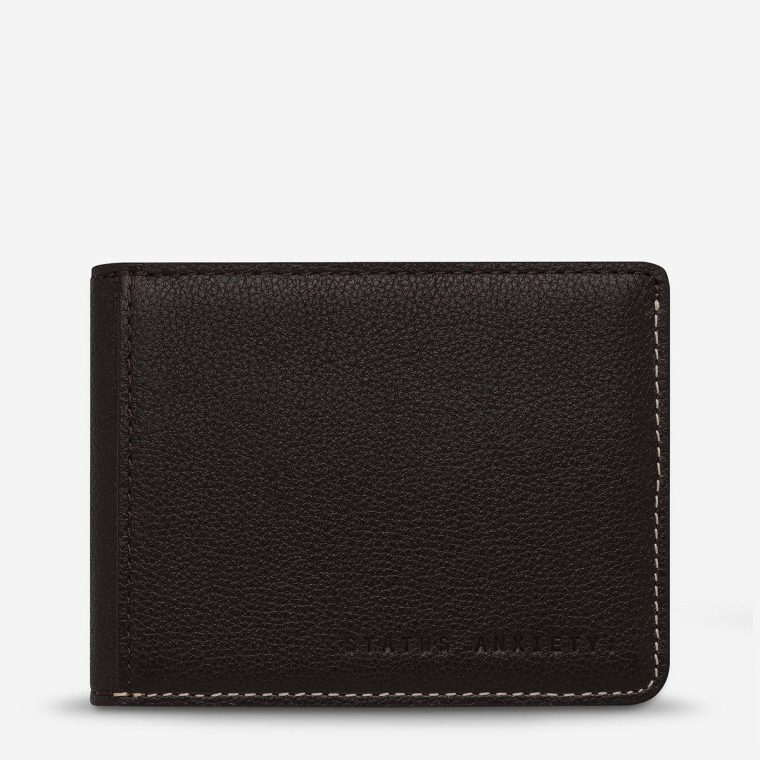 Ethan Wallet - Chocolate Bi-Fold Status Anxiety Men Chocolate