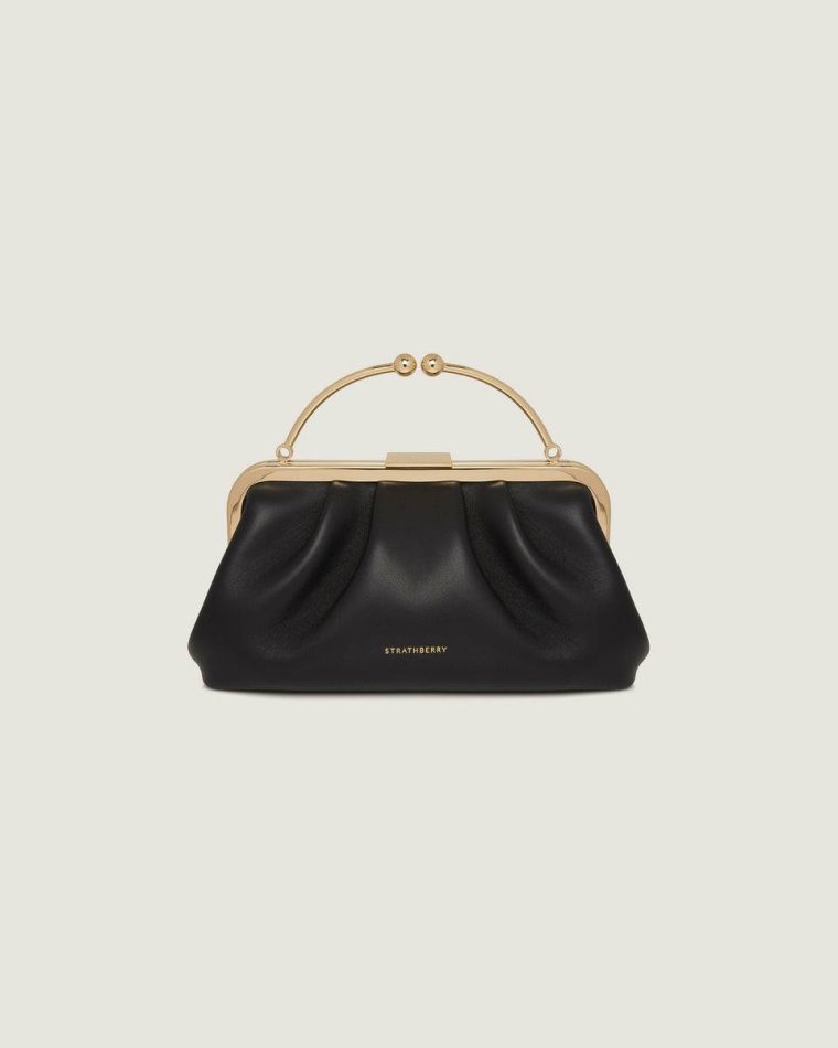 Evening Bags Strathberry Frame Clutch Women Black - Image 3