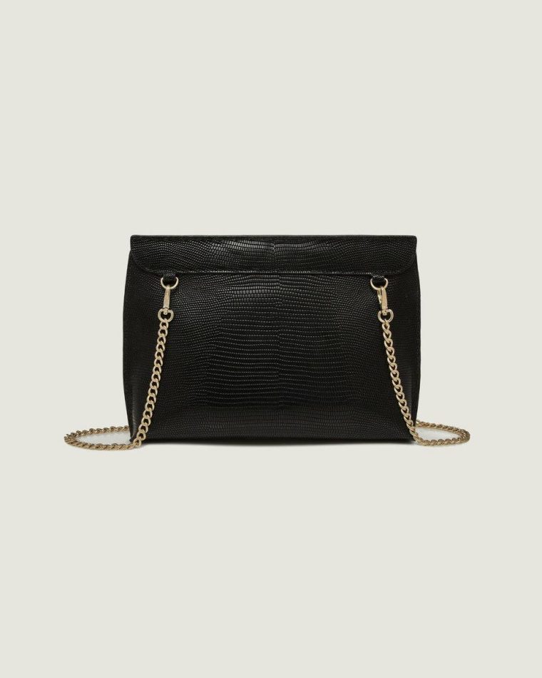 Evening Bags Strathberry Stylist Women Lizard-Embossed Leather Black - Image 4