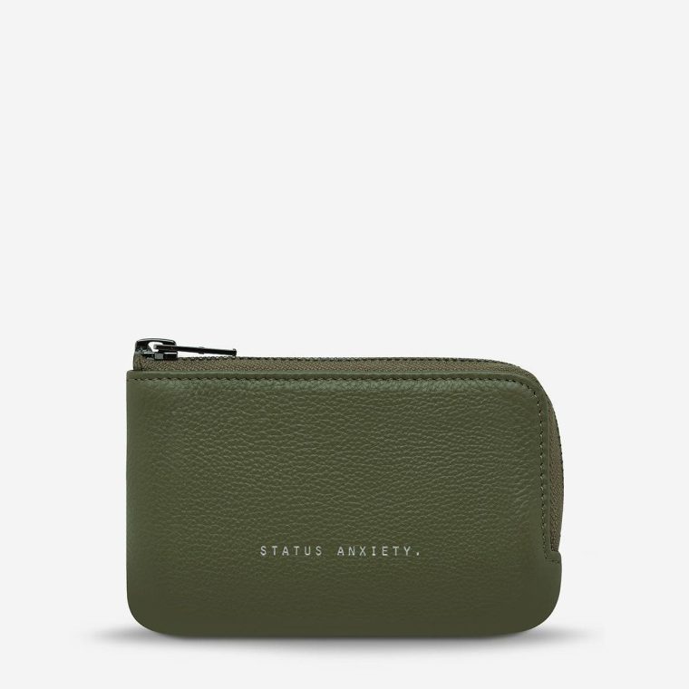 Extra Small Khaki Status Anxiety Left Behind Wallet - Khaki Women