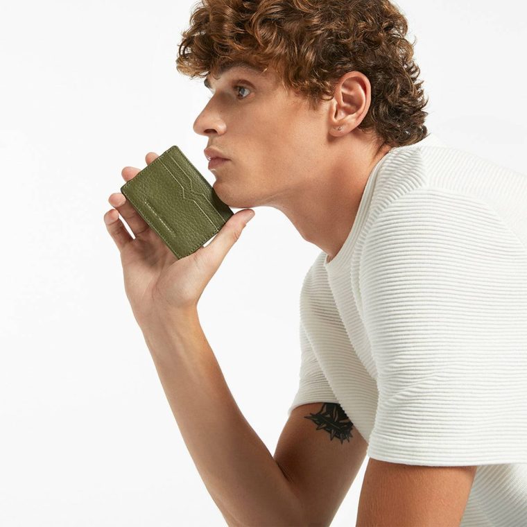 Extra Small Khaki Women Together For Now Wallet - Khaki Status Anxiety - Image 4