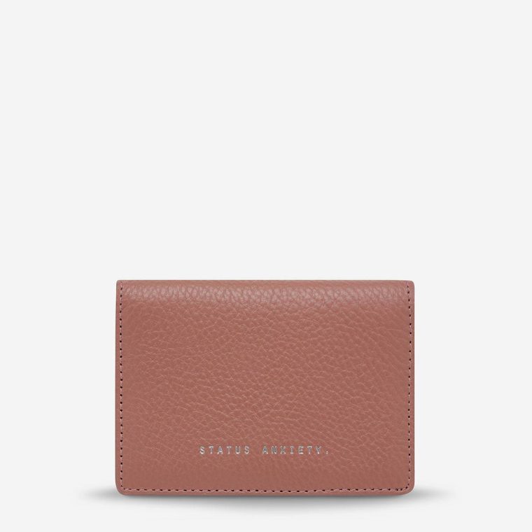 Extra Small Status Anxiety Dusty Rose Easy Does It Wallet - Dusty Rose Women