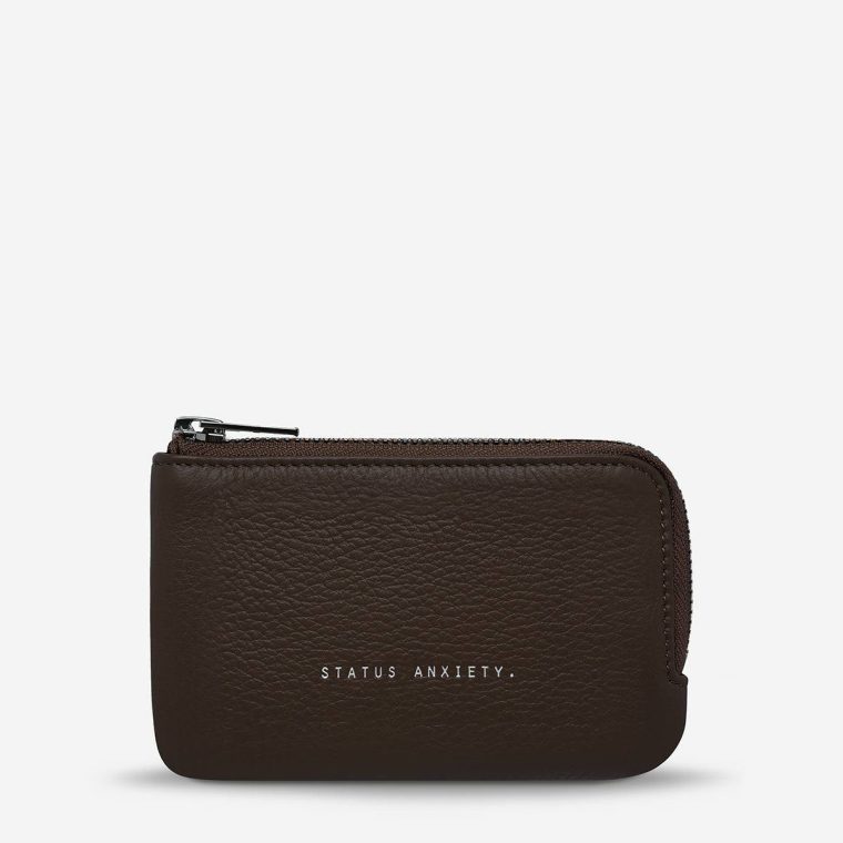 Extra Small Status Anxiety Women Cocoa Left Behind Wallet - Cocoa