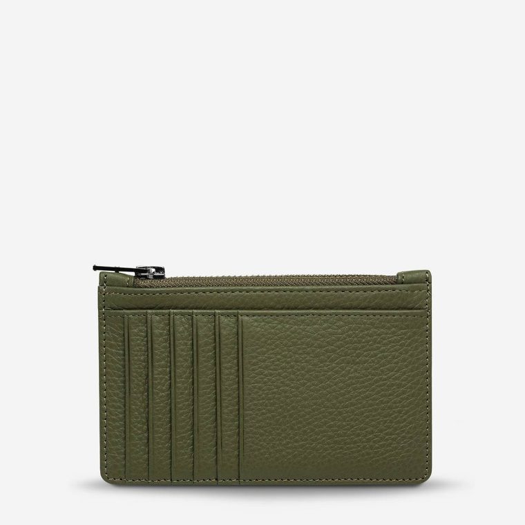Extra Small Women Khaki Avoiding Things Wallet - Khaki Status Anxiety - Image 2